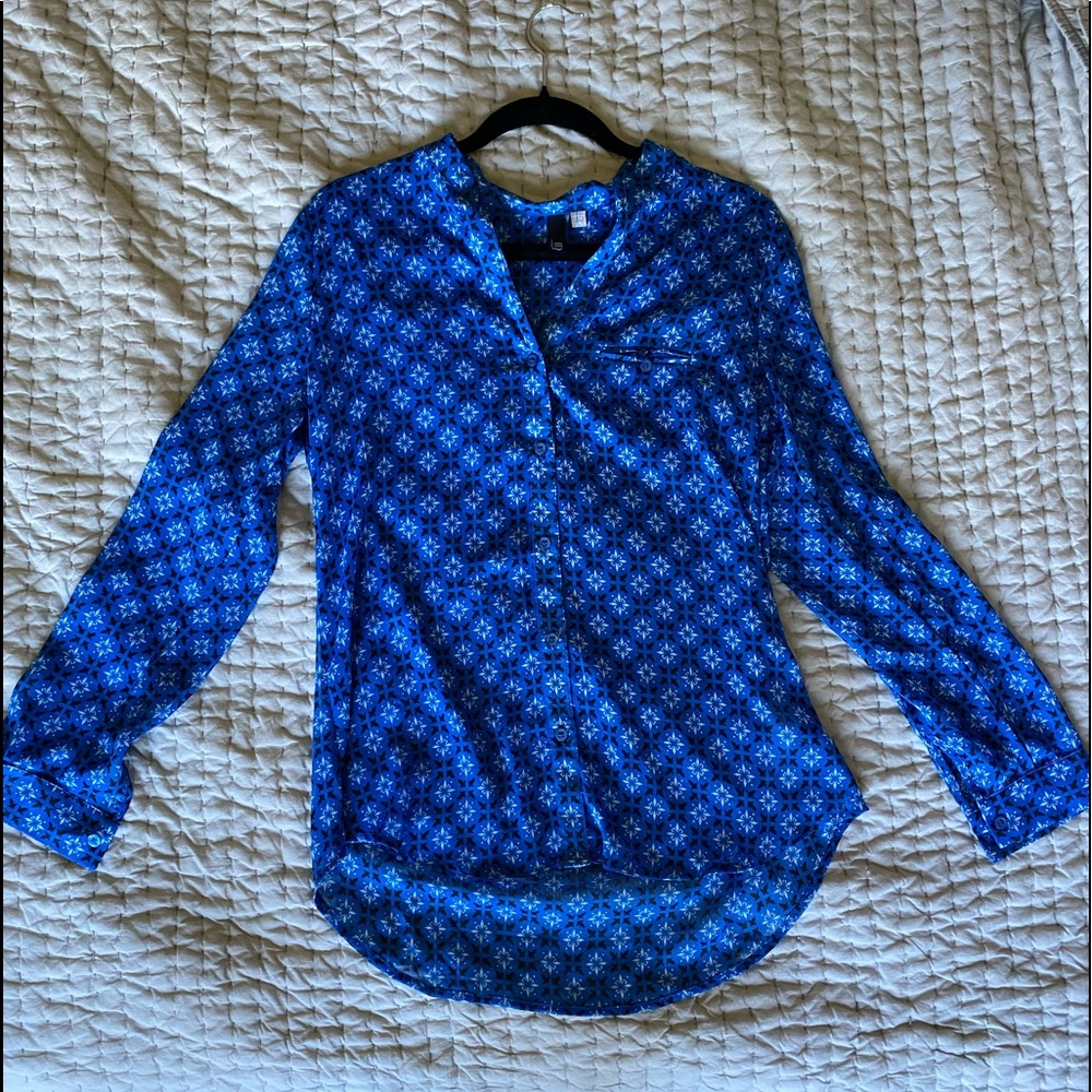 Kut from the Kloth Blue Blouse